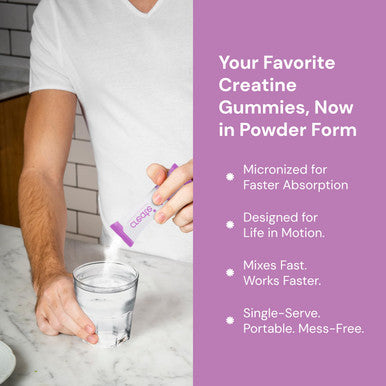 Create Single Serve Creatine Monohydrate Powder 5g Creapure Creatine | Redefining Strength Energy & Recovery | Sugar-Free Vegan Non-GMO | Mixed Berry | 30 Portable Packets