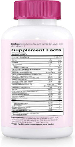SmartyPants Gummy Vitamins Gummy Multivitamins: Women's Complete, 2.5 Week Supply 0.67 pound