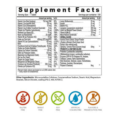 Sunshine Nutrition Once Daily Multivitamin Men & Women 100tabs