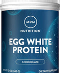 MRM Nutrition Egg White Protein | Chocolate Flavored | 23g Fat- Protein | with Digestive enzymes | Highest Biological Value | Clinically Tested | 10 Servings