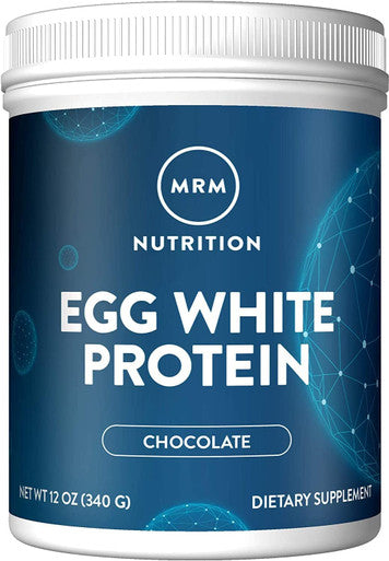 MRM Nutrition Egg White Protein | Chocolate Flavored | 23g Fat- Protein | with Digestive enzymes | Highest Biological Value | Clinically Tested | 10 Servings