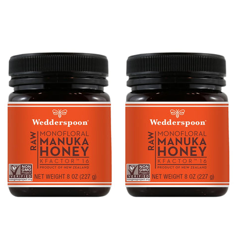 Wedderspoon Raw Premium Manuka Honey, KFactor 16, 35.2 Oz, Unpasteurized, Genuine New Zealand Honey, Traceable From Our Hives To Your Home