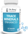 Dr. Berg Trace Minerals Enhanced Complex - Complete With 70+ Minerals Including 10 Mg Of Zinc - Dietary Supplement - 60 Capsules