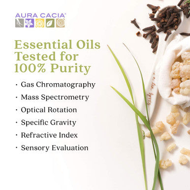 Aura Cacia Carrot Seed Essential Oil GC/MS Tested for Purity 15ml 0.5 fl. oz.