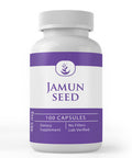 PURE ORIGINAL INGREDIENTS Jamun Seed Capsules (100 Capsules) Always Pure, No Additives Or Fillers, Lab Verified