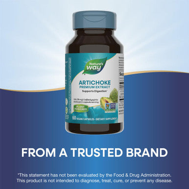 Nature'S Way Premium Extract Artichoke, Supports Digestion*, 60 Vegan Capsules