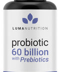 Luma Nutrition Probiotics 60 Billion CFU with Prebiotics Probiotics 60 Capsules