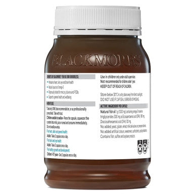 Blackmores Odourless Fish Oil 1000Mg 400 Capsules