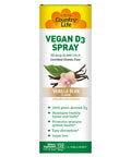 Country Life - Vegan Vitamin D3 Spray Vanilla Bean 2000 Iu 0.81 Fl. Oz. 177074