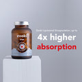 Zooki 100mg Liposomal Iron Bis-Glycinate Capsules 4X Higher Absorption Support Red Blood Cells Immunity Energy Natural Ingredients (30 Servings)