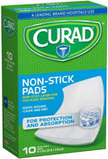 Curad Non-Stick Pads 2 X 3 Inches 10-Count (Pack of 6)