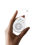 Foxfine Portable Sound Machine Travel White Noise Machine With 30 Soothing Sounds Timer & Memory For Sleeping Baby Adults White