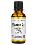 California Gold Nutrition Vitamin D3 (Unflavored), 2,000 Iu, 1 Fl Oz (30 Ml)