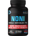 Dedicad 20:1 Noni Capsules 17700Mg - Supplement For Immune, Muscle & Digestion Support -10In1 Added Boswellia, Elderberry, Turmer