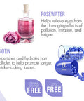 DUO Rosewater Biotin Striplash Adhesive Clear 5 g/net wt 0.18 oz 2Pack
