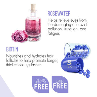 DUO Rosewater Biotin Striplash Adhesive Clear 5 g/net wt 0.18 oz 2Pack