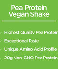 Vegansmart Plant Based Pea Protein Powder by Naturade Chocolate 15 Servings
