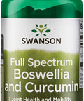 Swanson Full Spectrum Boswellia and Curcumin 60 Capsules(Packing May Vary)