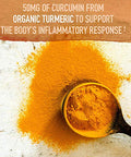 Garden Of Life Organics Turmeric Booster Inflammatory Response Powder - 30 Servings 50Mg Curcumin (95 Curcuminoids) & Probiotics Organic Non-Gmo Vegan & Gluten Free Herbal Supplements