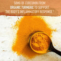 Garden Of Life Organics Turmeric Booster Inflammatory Response Powder - 30 Servings 50Mg Curcumin (95 Curcuminoids) & Probiotics Organic Non-Gmo Vegan & Gluten Free Herbal Supplements