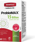 Wampole ProbioMax 15 Billion Probiotics Healthy Gut Flora & Immune System 60 Vegetal Capsules