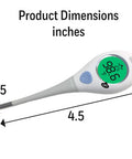Vicks RapidRead Digital Thermometer Accurate, Color Coded Readings in 2 Seconds - Digital Thermometer for Oral, Rectal or Under Arm Use