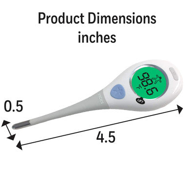 Vicks RapidRead Digital Thermometer Accurate, Color Coded Readings in 2 Seconds - Digital Thermometer for Oral, Rectal or Under Arm Use