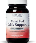 Best Nest Wellness Mama Bird Milk Support Fenugreek & Moringa Blend Lactation Supplement Lactation Support for Breastfeeding Milk Production Supplements Breastmilk Supply Increase Supplement 60Ct