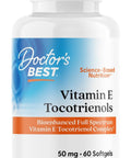 DoctorS Best Vitamin E Tocotrienols Contains Tocogaia Ultraa A Za Bioenhanced Full Spectrum Vitamin E Complex 60 Count
