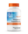 Doctor'S Best Vitamin E Tocotrienols Contains Tocogaia Ultra Bioenhanced Full Spectrum Vitamin E Complex 60 Count