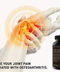 Hydrolyzed Collagen Peptide Supplement Tablets with Vit.C for Men and Women