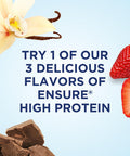 Ensure High Protein Milk Chocolate Nutrition Shake With Fiber 8 Fl Oz (Pack Of 24)