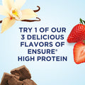 Ensure High Protein Milk Chocolate Nutrition Shake With Fiber 8 Fl Oz (Pack Of 24)