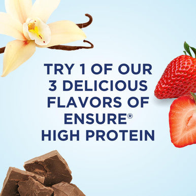 Ensure High Protein Milk Chocolate Nutrition Shake With Fiber 8 Fl Oz (Pack Of 24)