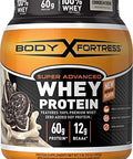 Bundle Of Body Fortress Super Advanced Whey Protein Powder Immune Support Vitamins C & D Plus Zinc Vanilla (3.9 Lbs) + Chocolate (1.78 Lbs)