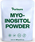Purisure Myo-Inositol Powder 250G Fertility Hormonal Balance And Ovarian Support Pure Inositol Powder Myo Inositol Supplement To Support Energy And Brain Wellness Vegan Non-Gmo 500 Servings