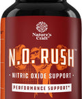 Natures Craft Nitric Oxide Support Pills Natural Workout Supplement and Exercise Enhancer Boost Energy Strength Recovery Muscle Builder Pure L Arginine and L Citrulline Amino Acid Capsules by natures craft