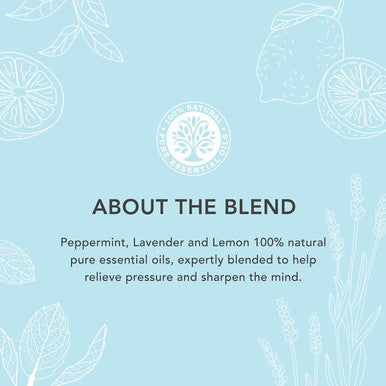 Tisserand Aromatherapy - Mind Clear Diffuser Oil - Peppermint, Lavender, Lemon - 100% Natural Pure Essential Oils - 9Ml