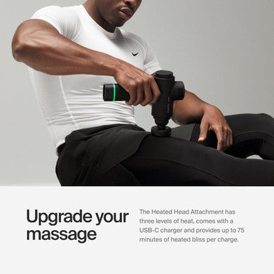 Hyperice Hypervolt Heated Head Attachment Compatible with All Hypervolt Models Relax and Loosen Sore and Tight Muscles - FSA and HSA Eligible
