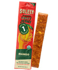 Solely - Organic Mango Fruit Jerky - 12 Individually Wrapped Fruit Strips - Fruit Leather Made from Dried Fruits - Healthy Snacks, Vegan - 0.8oz (23g)