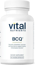 Vital Nutrients BCQ | Vegan Boswellia Bromelain Curcumin & Quercetin Supplement | Joint Support Supplement | Supports Sinus & Digestive Health | Gluten Dairy Soy | 60 Capsules