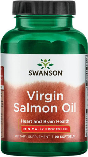 Swanson Virgin Salmon Oil (ecomega) 1050 Milligrams 90 Sgels