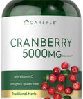 Carlyle Cranberry Pills 5000Mg | 300 Capsules | With Vitamin C | Non-Gmo, Gluten Free