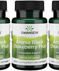 Swanson Full Spectrum Aronia (Chokeberry) 400 Milligrams 60 Capsules (3 Pack)