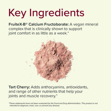 Sur Joint Support Fruitex-B Tart Cherry Capsules - Vegan Fast-Acting Relief For Better Joint Comfort And Mobility - Whole Tart Cherry And Calcium Fructoborate, Muscle Recovery (120 Capsules)