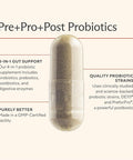Sunergetic Premium 4-in-1 Probiotic Prebiotic, Postbiotic & Digestive Enzymes for Men & Women Supports Gut, Digestion & Immunity Complete Gut Health with Pre, Post, Probiotics & Digestive Enzymes 60 Capsules