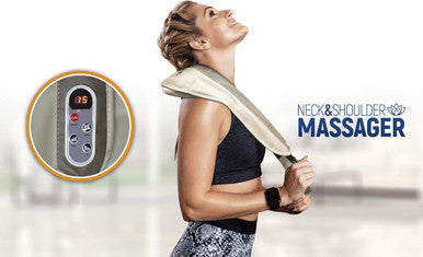 Neck Back And Cervical Massager Percussive Massager With Soft And Deep Kneading Massage Ideal For Neck, Back, Shoulder, Feet