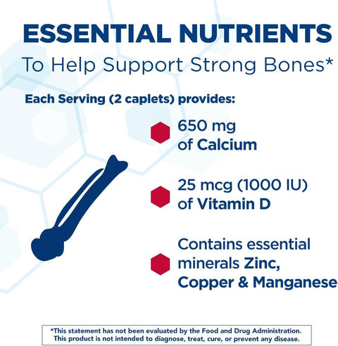 Citracal Maximum Plus Calcium Supplement Calcium Citrate with Vitamin D3 Zinc and Essential Minerals for Bone Health Support Ages 12+ 180 Count (Packaging May Vary)