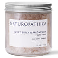 Naturopathica Sweet Birch And Magnesium Bath Flakes Soothing Daily Bath Soak For Sore Muscle Relief Bathing Tive To Epsom Salt Relaxing Pain Relief Soak For Men And Women 11 Oz
