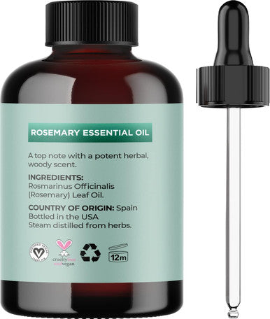 Maple Holistics Hair Regrowth Bundle - Pure Rosemary Oil For Hair Growth With Boost Hair Thickening Serum With Peppermint Black Castor Oil And More - Advanced Biotin Hair Growth Serum With Rosemary